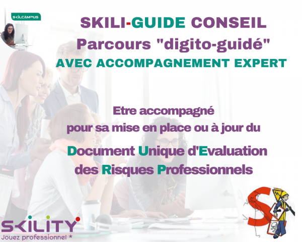 skilcampus skiliguide document unique d'évaluation des risques professionnels avec accompagnement