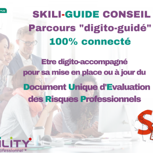 skilcampus skiliguide d'accompagnement conseil document unique d'évaluation des risques professionnels 100% à distance